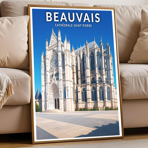 Affiche - Beauvais - Cathédrale Saint-Pierre