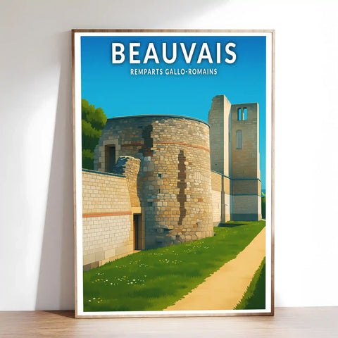 Affiche - Beauvais - Remparts Gallo-Romains