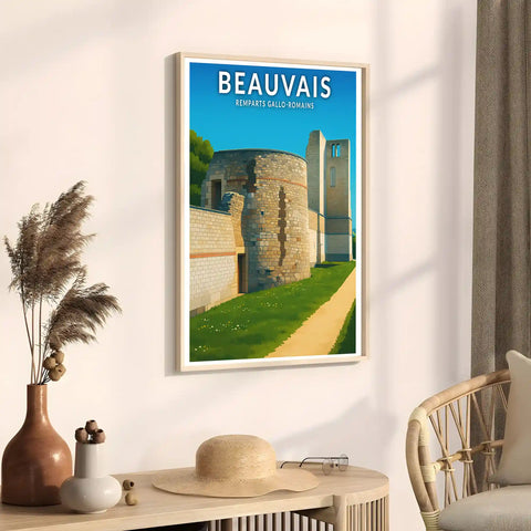 Affiche - Beauvais - Remparts Gallo-Romains