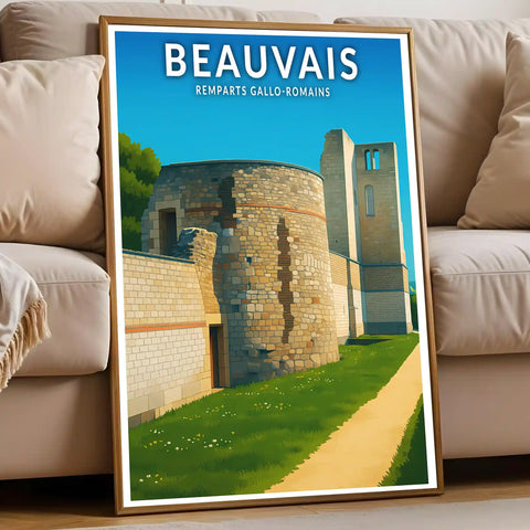 Affiche - Beauvais - Remparts Gallo-Romains