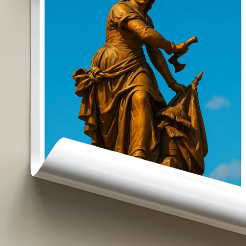 Affiche - Beauvais - Statue de Jeanne Hachette