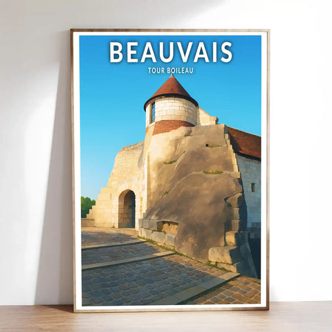 Affiche - Beauvais - Tour Boileau