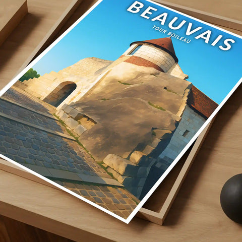 Affiche - Beauvais - Tour Boileau