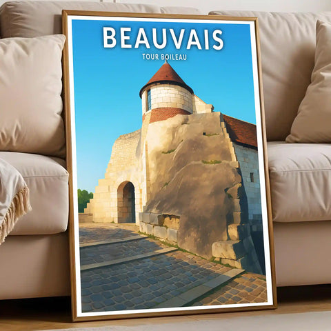 Affiche - Beauvais - Tour Boileau