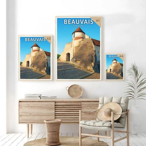 Affiche - Beauvais - Tour Boileau