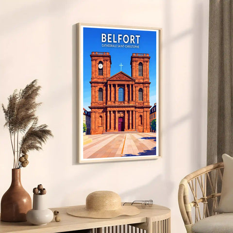 Affiche - Belfort - Cathédrale Saint-Christophe
