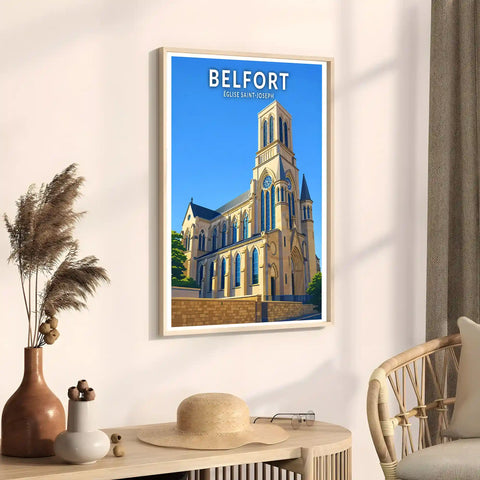 Affiche - Belfort - Église Saint-Joseph