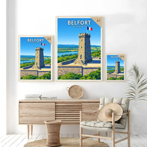 Affiche - Belfort - Fort de la Miotte
