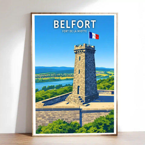 Affiche - Belfort - Fort de la Miotte