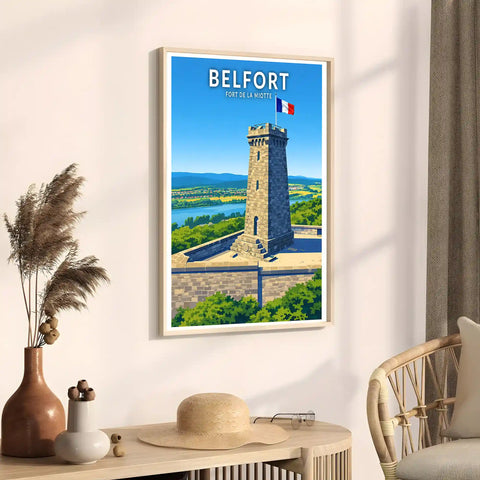 Affiche - Belfort - Fort de la Miotte