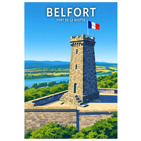 Affiche - Belfort - Fort de la Miotte