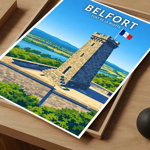 Affiche - Belfort - Fort de la Miotte