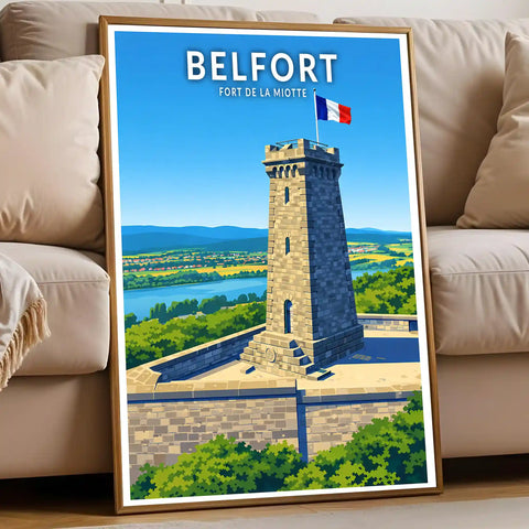 Affiche - Belfort - Fort de la Miotte