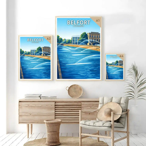 Affiche - Belfort - La Savoureuse