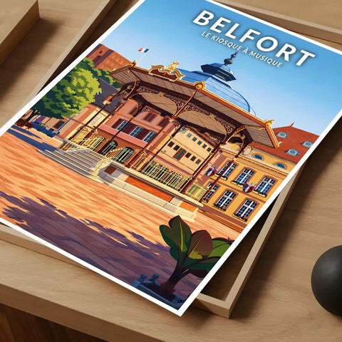 Affiche - Belfort - Le Kiosque à Musique