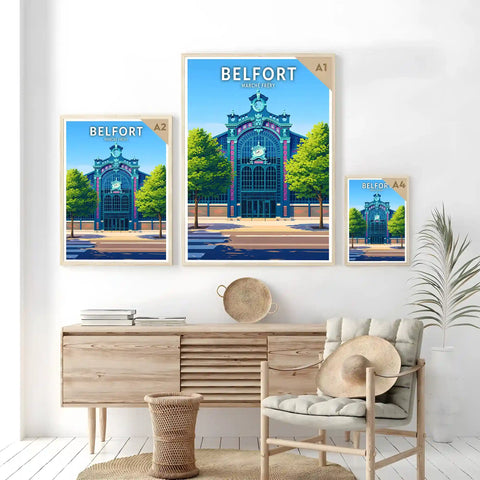 Affiche - Belfort - Marché Fréry