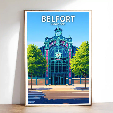 Affiche - Belfort - Marché Fréry