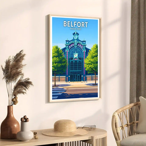 Affiche - Belfort - Marché Fréry