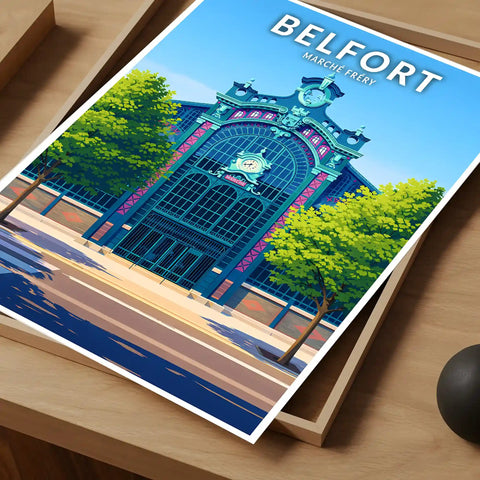 Affiche - Belfort - Marché Fréry