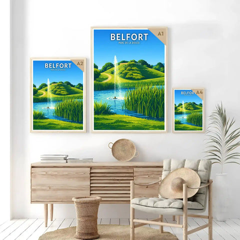 Affiche - Belfort - Parc de la Douce