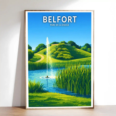 Affiche - Belfort - Parc de la Douce