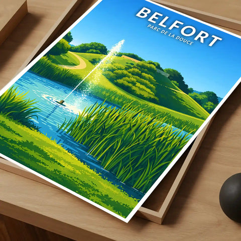 Affiche - Belfort - Parc de la Douce