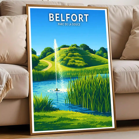 Affiche - Belfort - Parc de la Douce