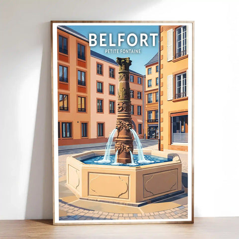Affiche - Belfort - Petite Fontaine