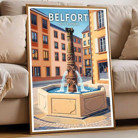 Affiche - Belfort - Petite Fontaine