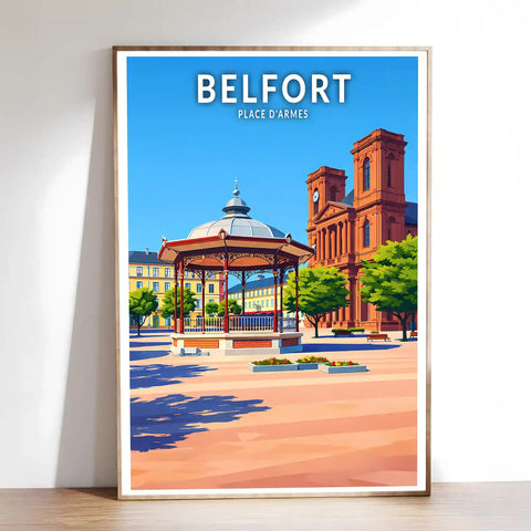 Affiche - Belfort - Place d'Armes