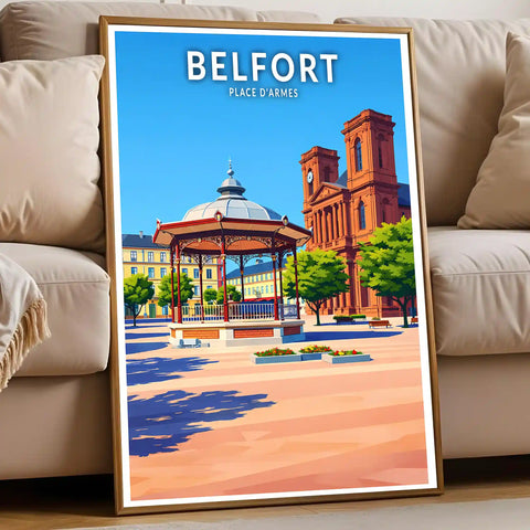 Affiche - Belfort - Place d'Armes