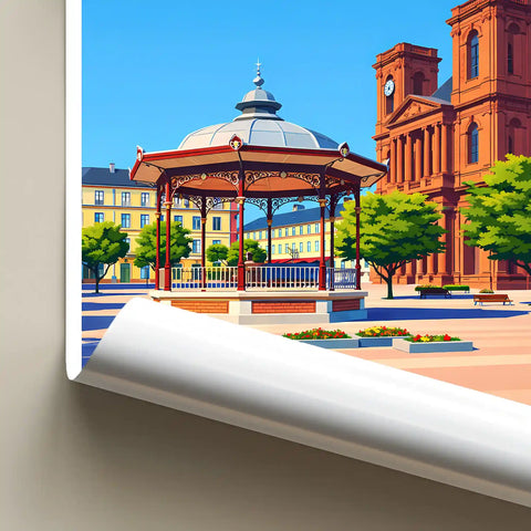Affiche - Belfort - Place d'Armes