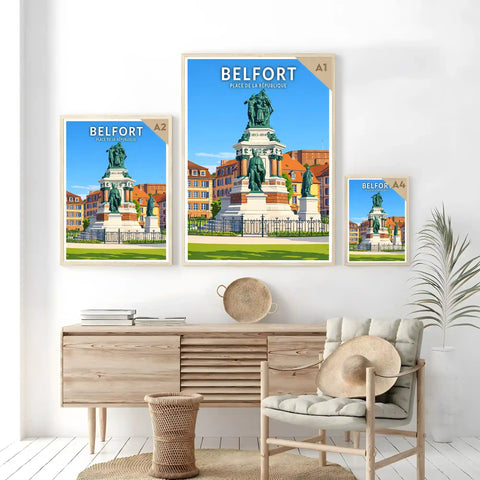 Affiche - Belfort - Place de la République