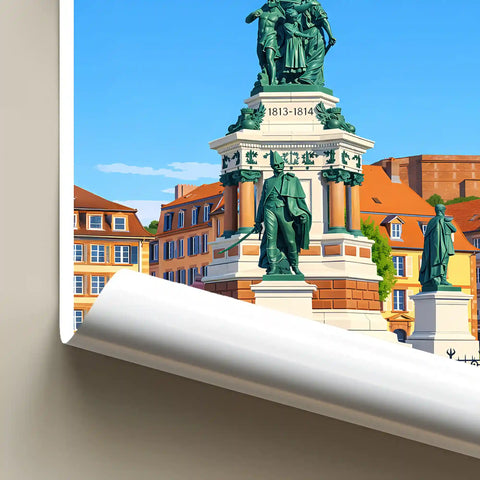 Affiche - Belfort - Place de la République