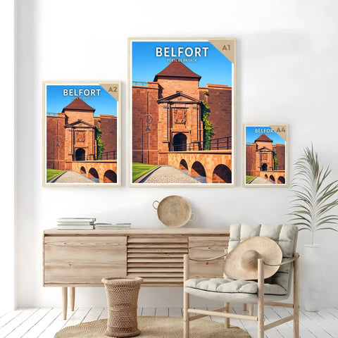 Affiche - Belfort - Porte de Brisach