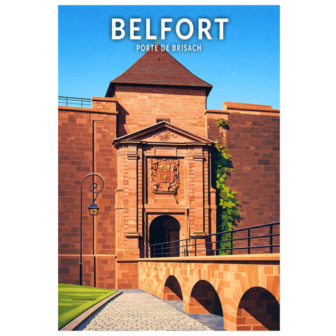 Affiche - Belfort - Porte de Brisach