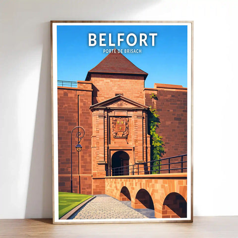 Affiche - Belfort - Porte de Brisach