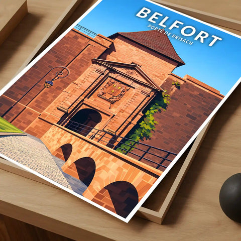 Affiche - Belfort - Porte de Brisach