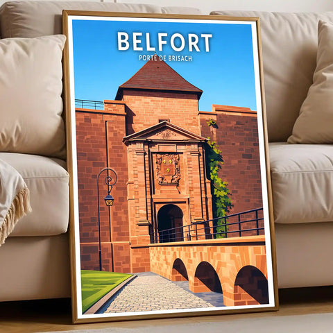 Affiche - Belfort - Porte de Brisach