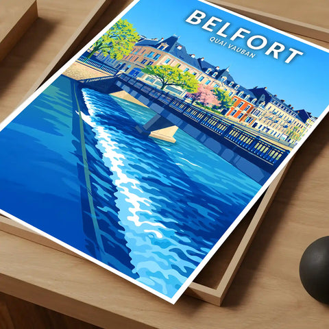 Affiche - Belfort - Quai Vauban