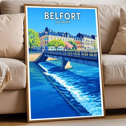 Affiche - Belfort - Quai Vauban