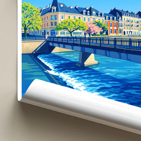 Affiche - Belfort - Quai Vauban