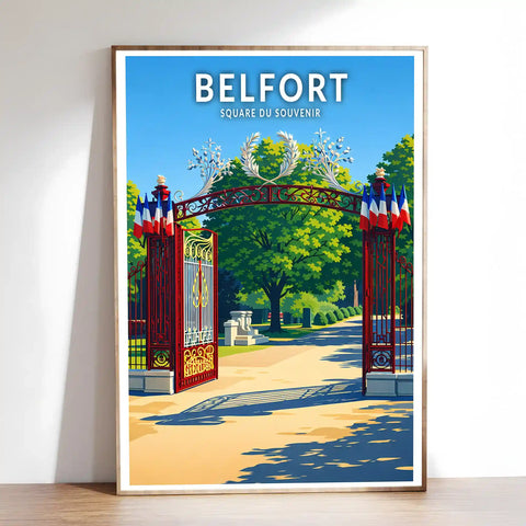 Affiche - Belfort - Square du Souvenir