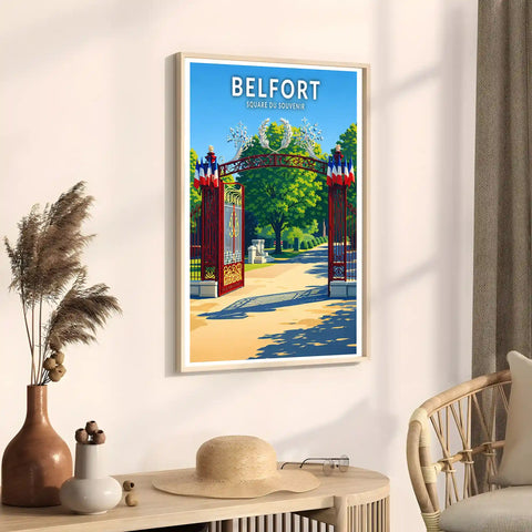 Affiche - Belfort - Square du Souvenir