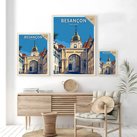 Affiche - Besançon - Porte Noire