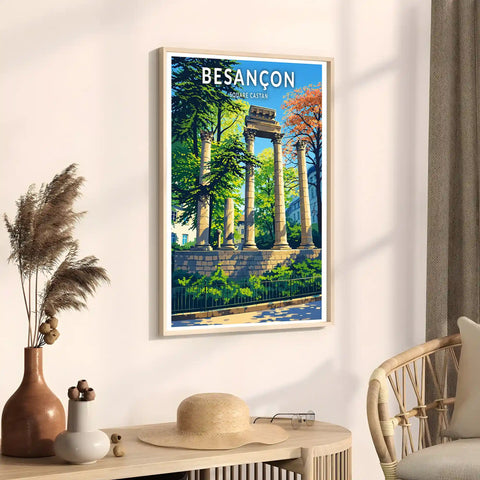 Affiche - Besançon - Square Castan