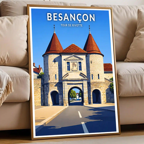 Affiche - Besançon - Tour de Rivotte