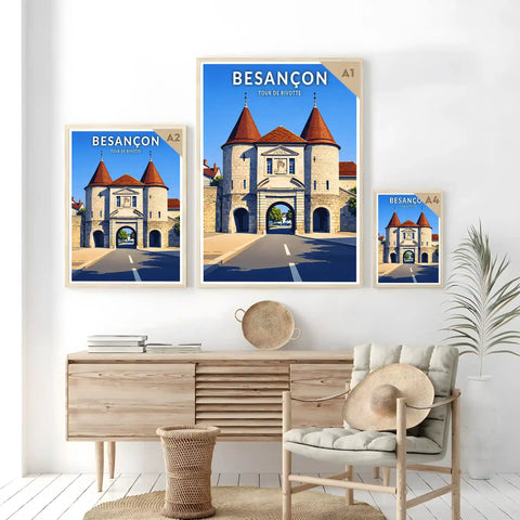 Affiche - Besançon - Tour de Rivotte