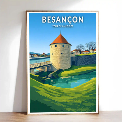 Affiche - Besançon - Tour de la Pelote