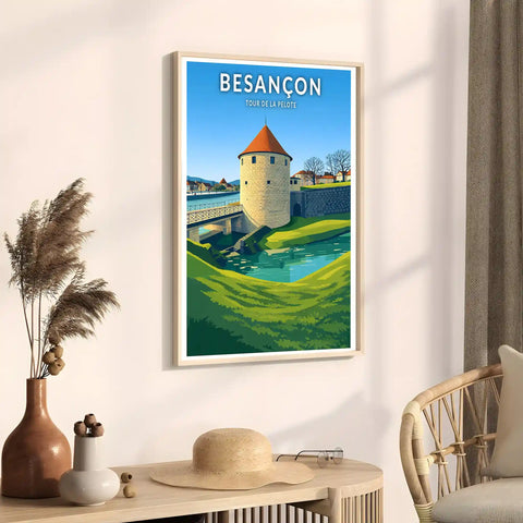 Affiche - Besançon - Tour de la Pelote